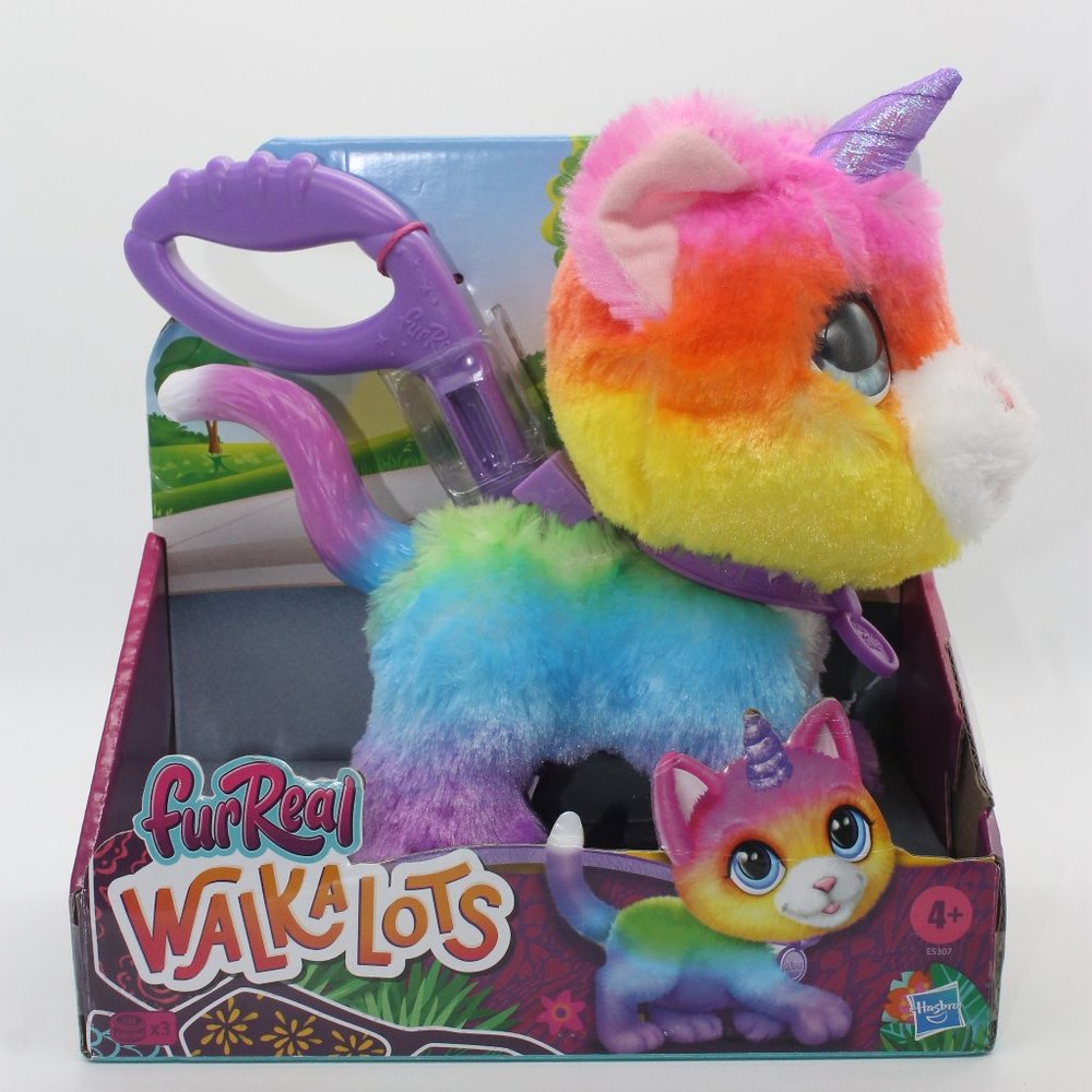 FURREAL WALKALOTS UNICORN KITTY CAT FUR REAL INTERACTIVE PET
